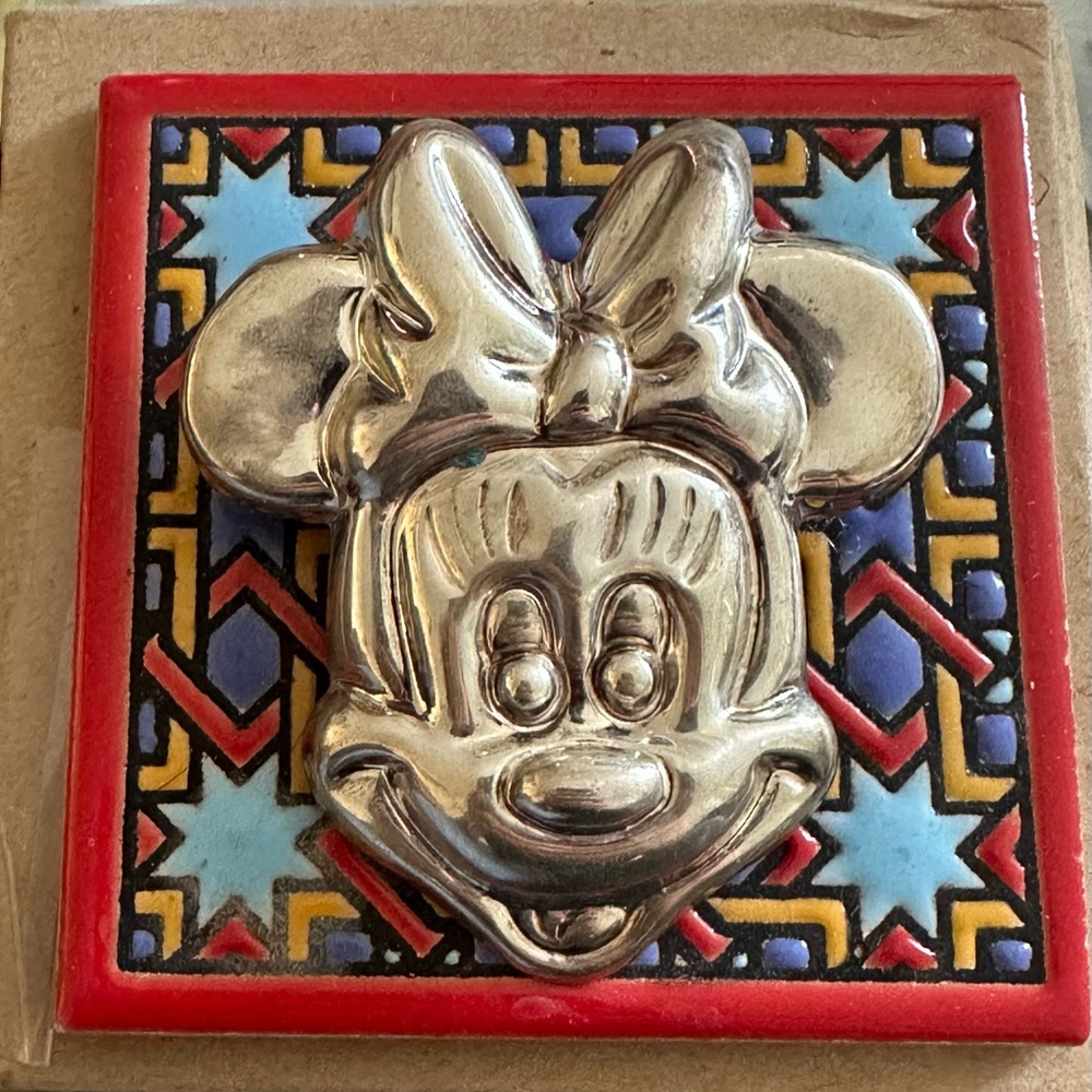 Vintage Minnie brooch Taxco sterling silver